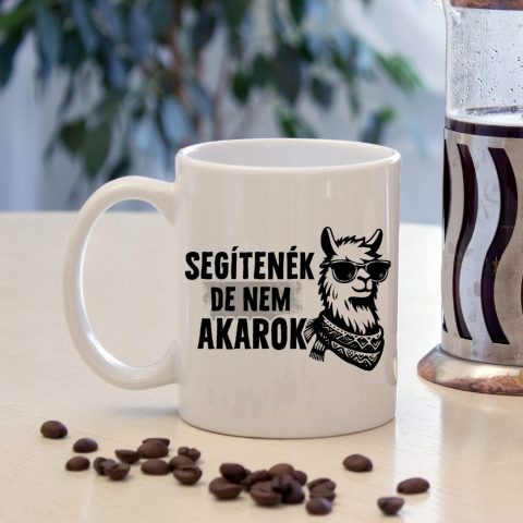 Segítenék de nem akarok lámás bögre