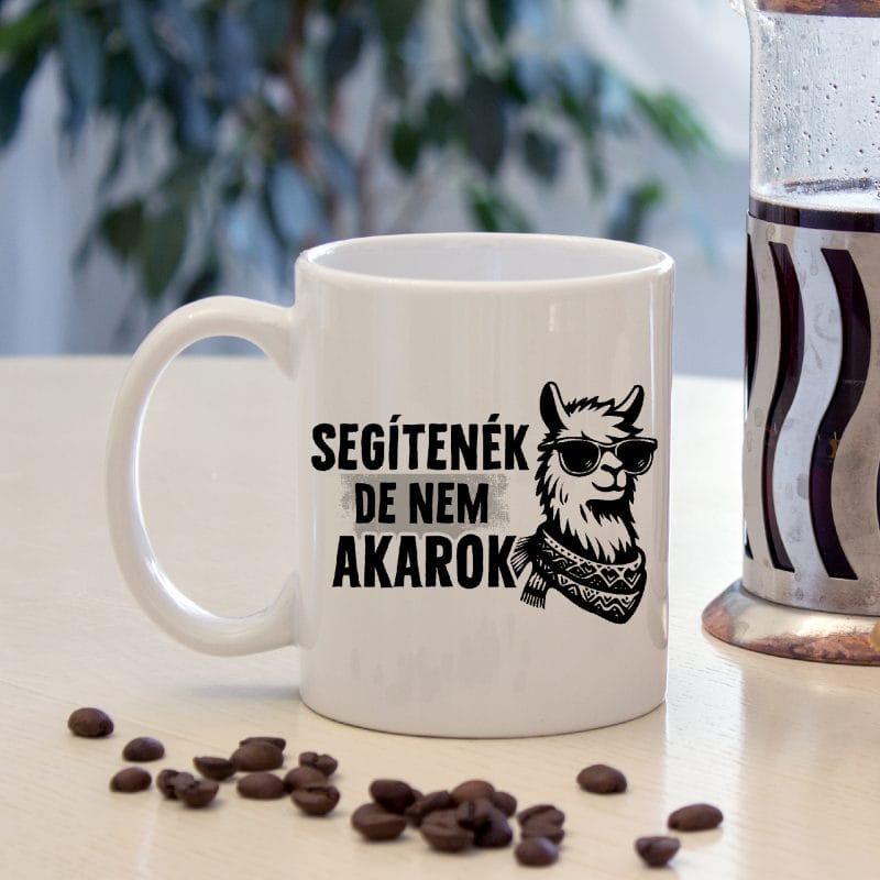 Segítenék de nem akarok lámás bögre