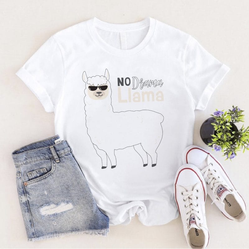 No drama lamas póló