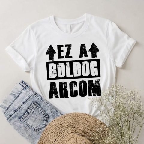 Ez a boldog arcom póló
