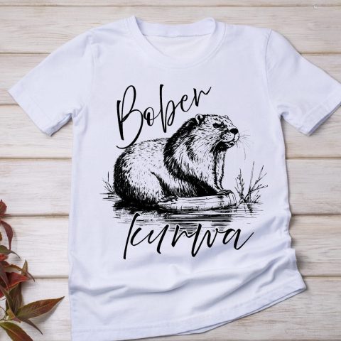 Bober Kurwa, figyelő hóddal póló