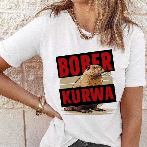 Bober Kurwa, ülő hóddal póló