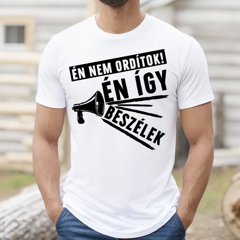 Én nem ordítok! póló