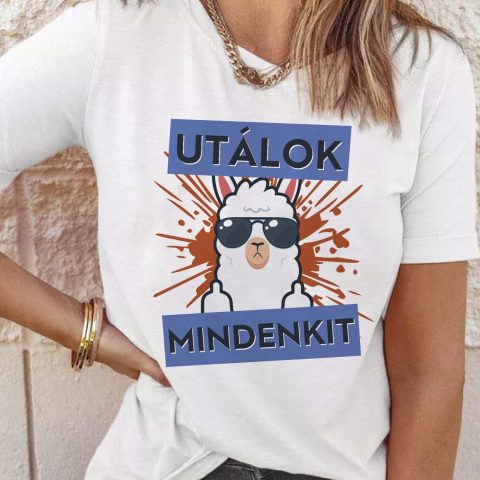 Utálok mindenkit, vagány alpakával póló