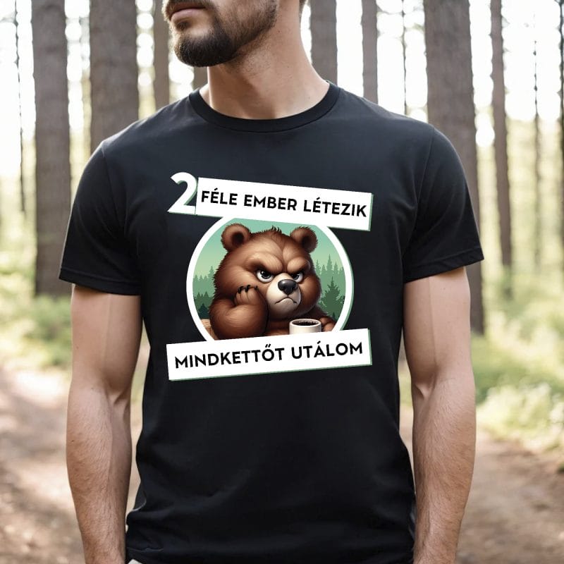 2 féle ember létezik macis póló