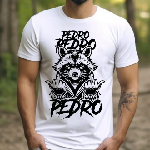 Kabátos mosómedvés pedro póló