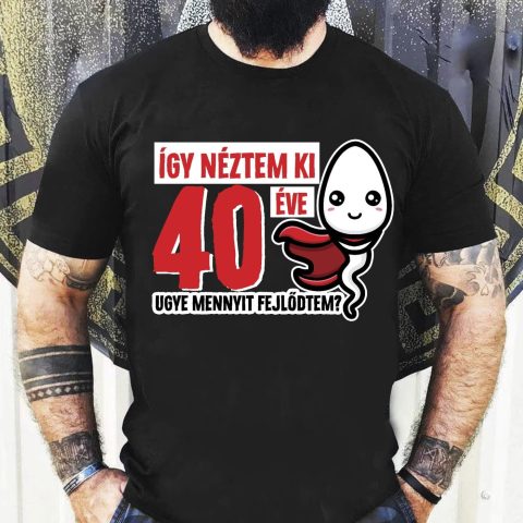 Így néztem ki ... éve póló