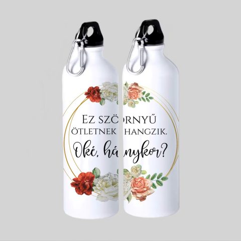 Ez szörnyű ötletnek hangzik. Oké hánykor? kulacs