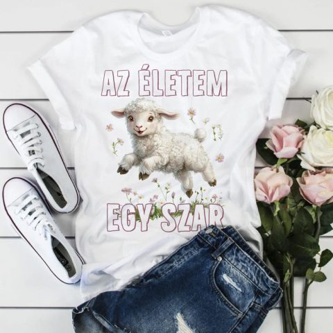 Az életem egy szar bárányos póló