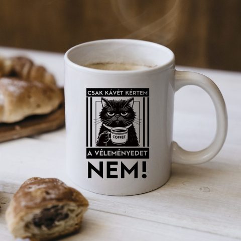 Csak kávét kértem a véleményedet nem bögre