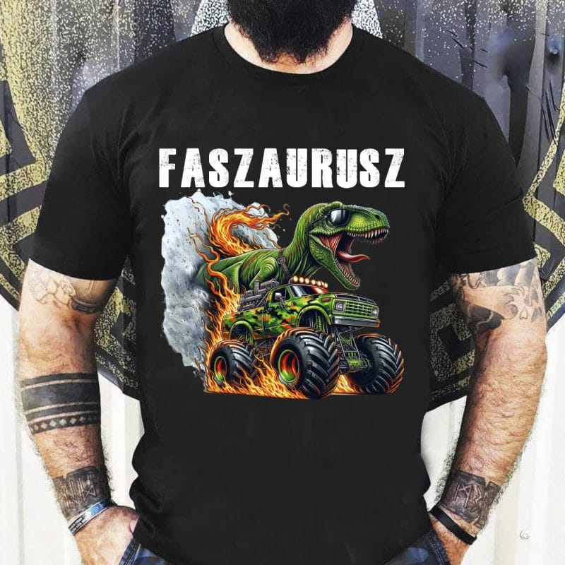 Faszaurusz dínós póló