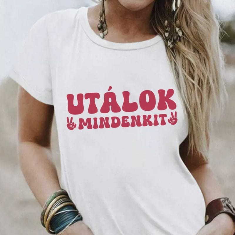 Utálok mindenkit póló
