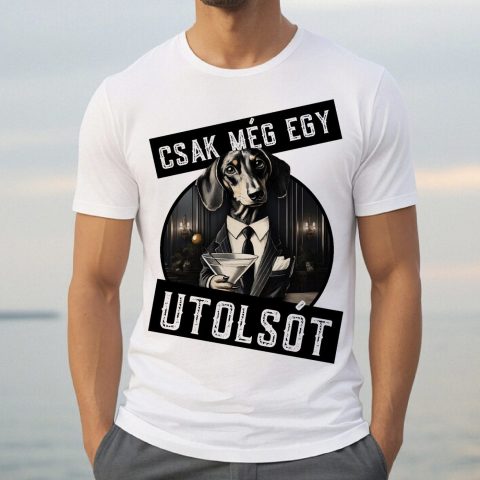 Csak még egy utolsót tacskós póló