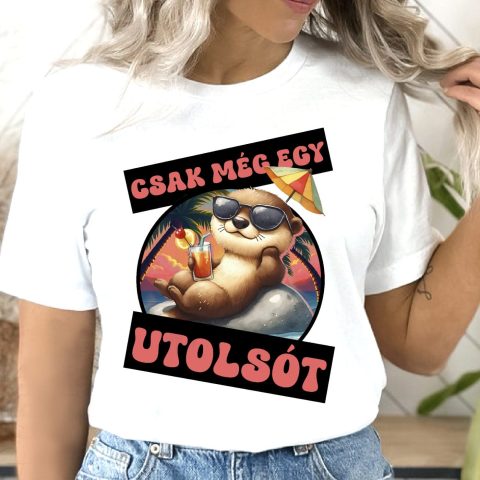 Csak még egy utolsót vidrás póló