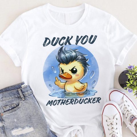 Duck you kacsás póló
