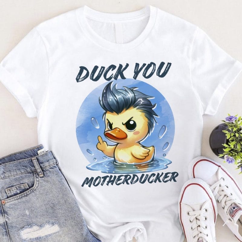 Duck you kacsás póló