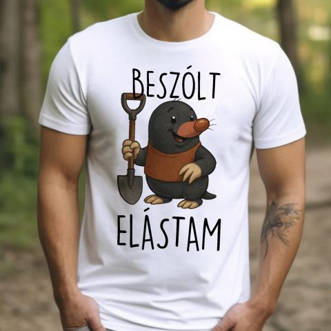 Beszólt, elástam póló