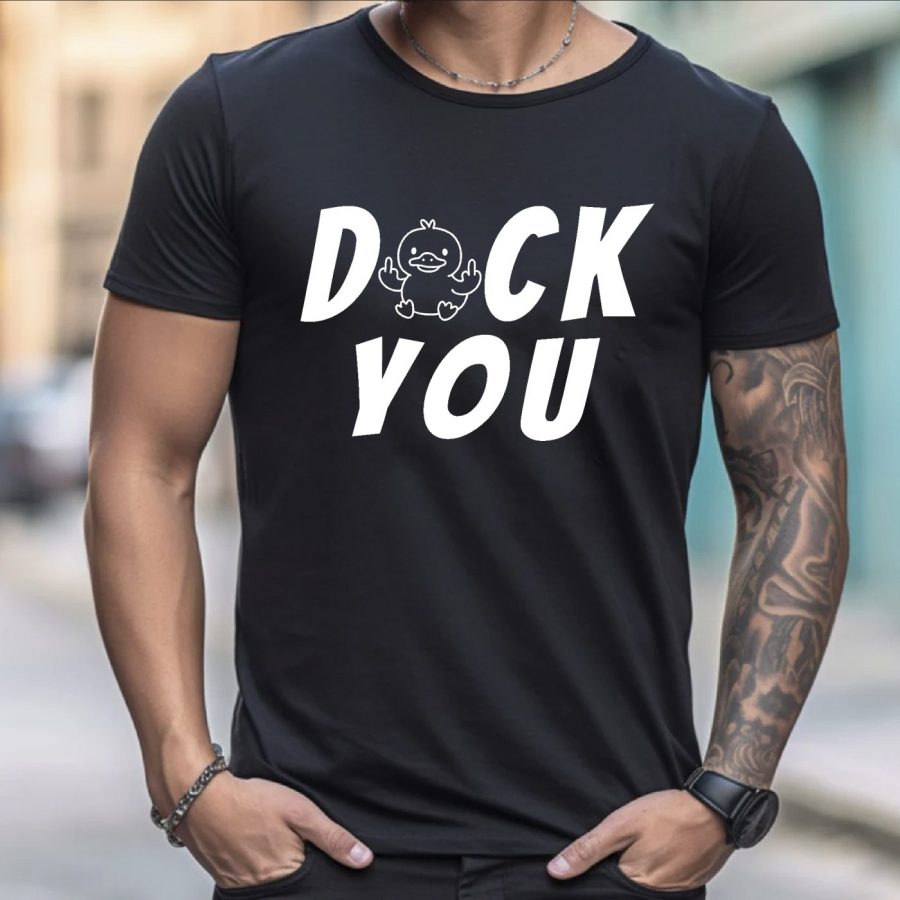 Duck you póló kiskacsával