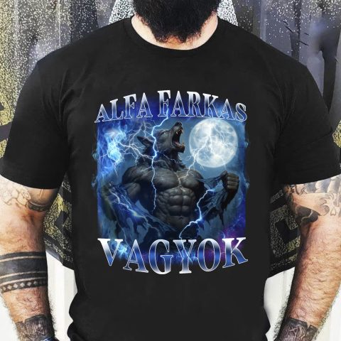 Alfa farkas vagyok póló