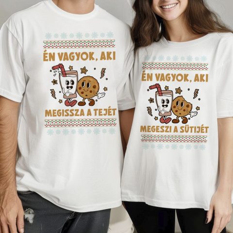 Én vagyok, aki karácsonyi páros póló