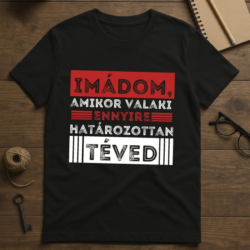 Imádom, amikor valaki ennyire határozottan téved póló vagy pulcsi