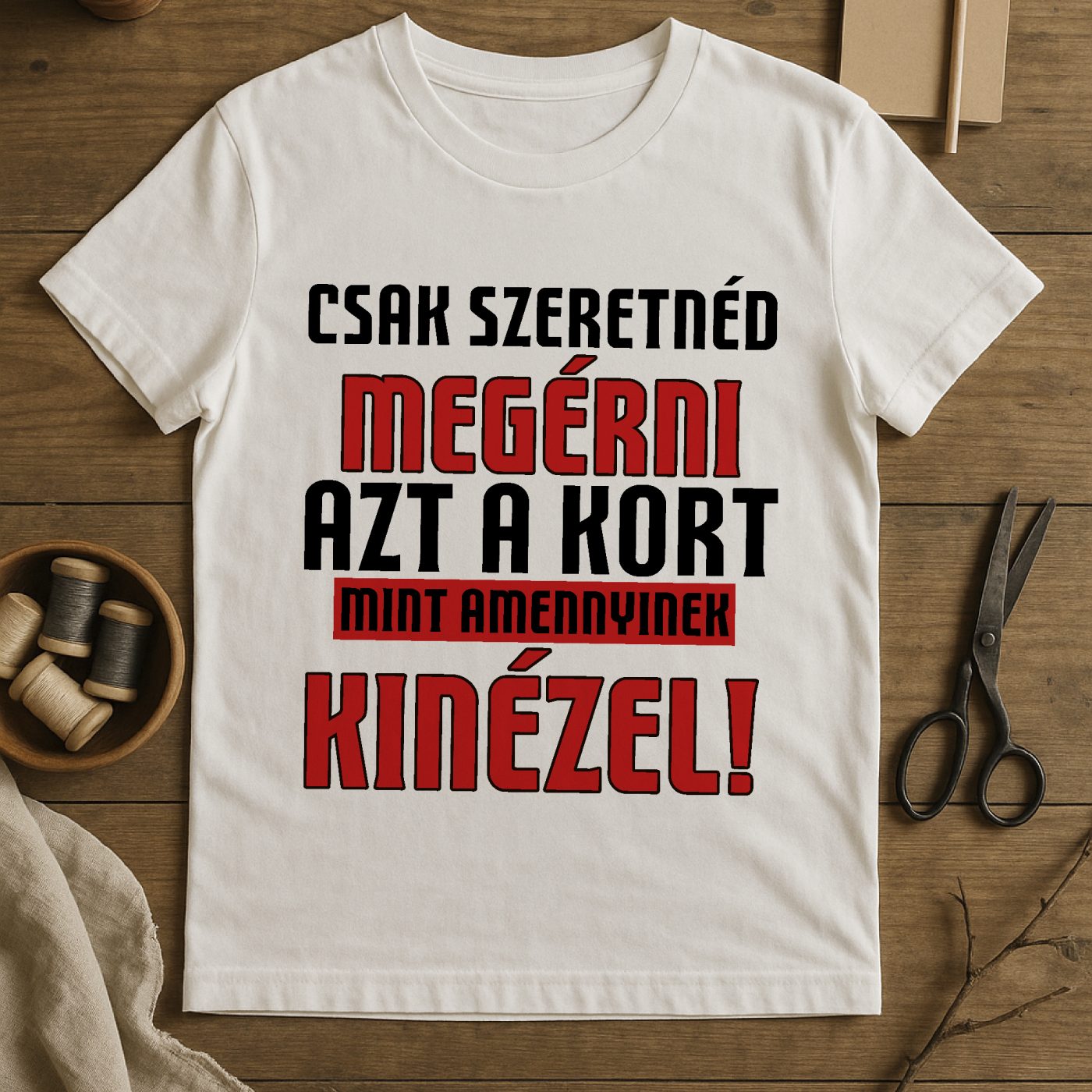 Csak szeretnéd megérni azt a kort mint amennyinek kinézel póló vagy pulcsi