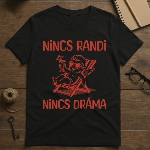 Nincs randi, nincs dráma kupidós póló vagy pulcsi