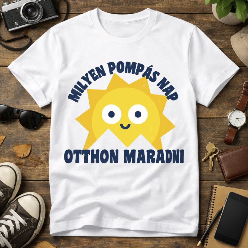 Milyen pompás nap otthon maradni póló vagy pulcsi