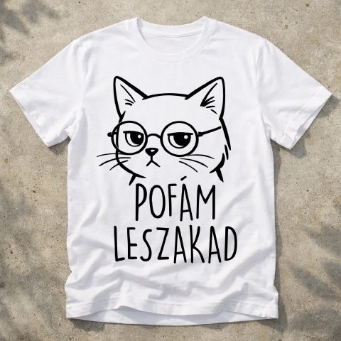 Pofám leszakad cicás póló vagy pulcsi