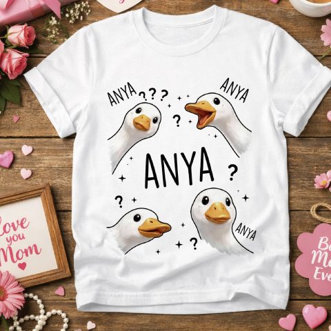 Anya, anya, anya kacsás póló