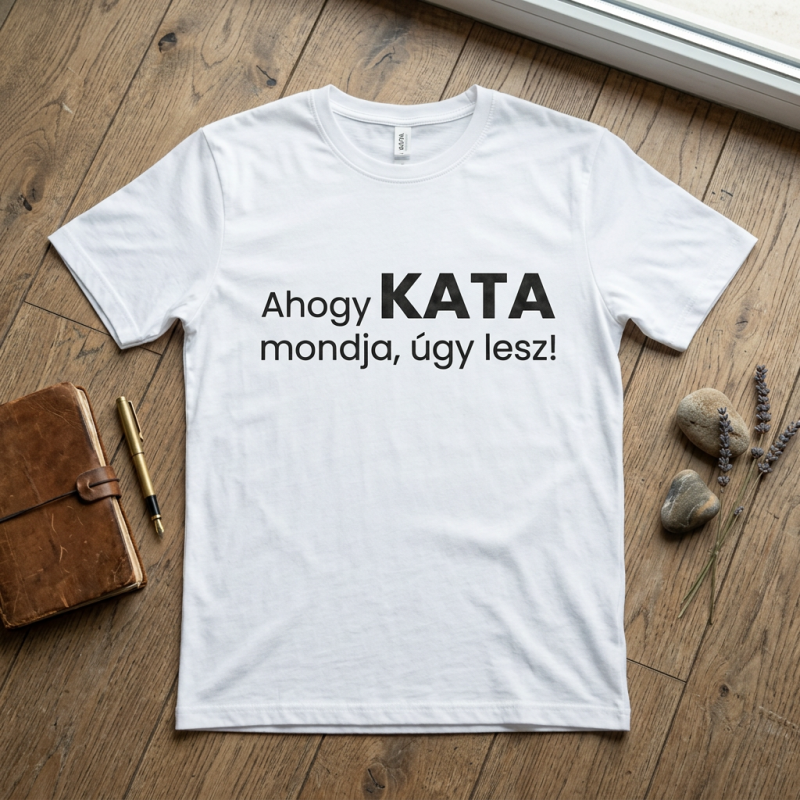 Ahogy Kata mondja, úgy lesz póló