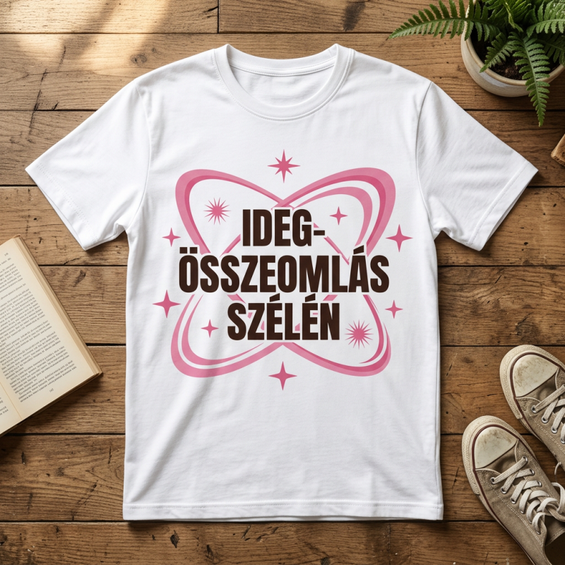 Idegösszeomlás szélén póló