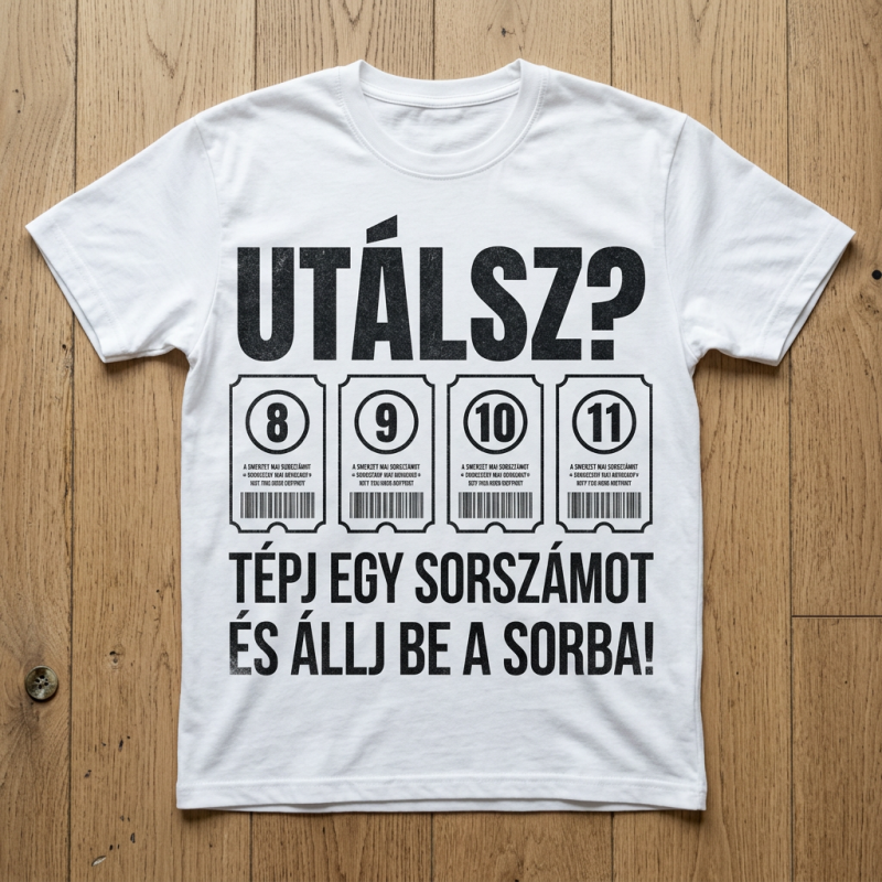Utálsz? Tépj egy sorszámot póló