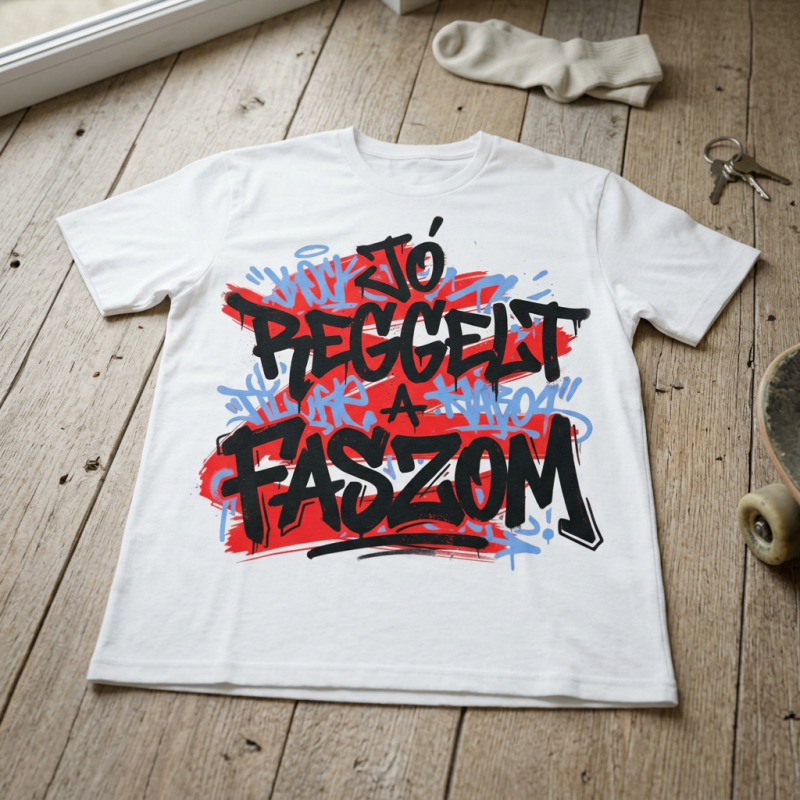 Jó reggelt a f*szom póló