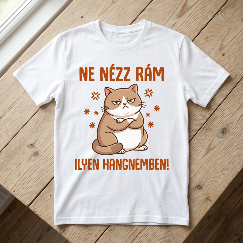 Ne nézz rám ilyen hangnemben póló