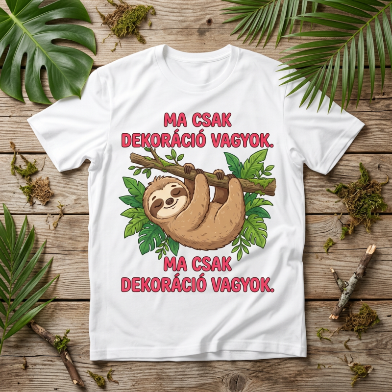 Ma csak dekoráció vagyok póló