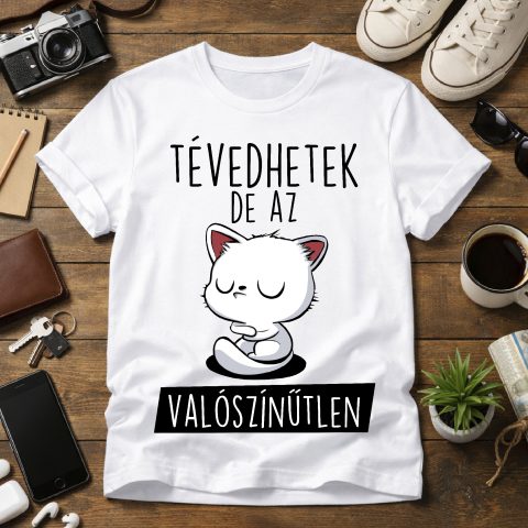 Tévedhetek de az valószínűtlen póló