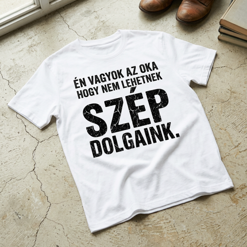 Én vagyok az oka póló