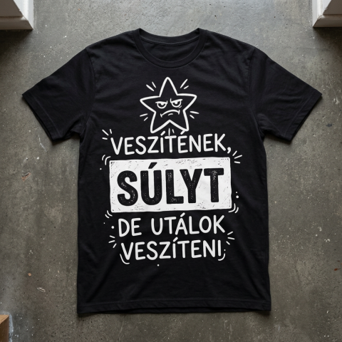 Veszítenék súlyt de utálok veszíteni póló