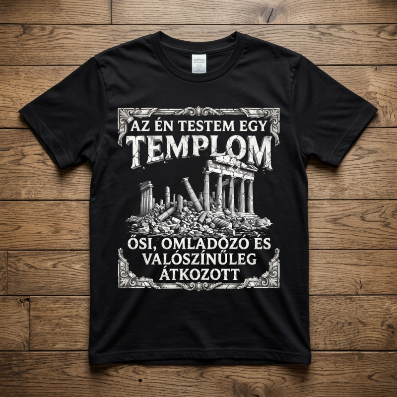 Az én testem egy templom póló