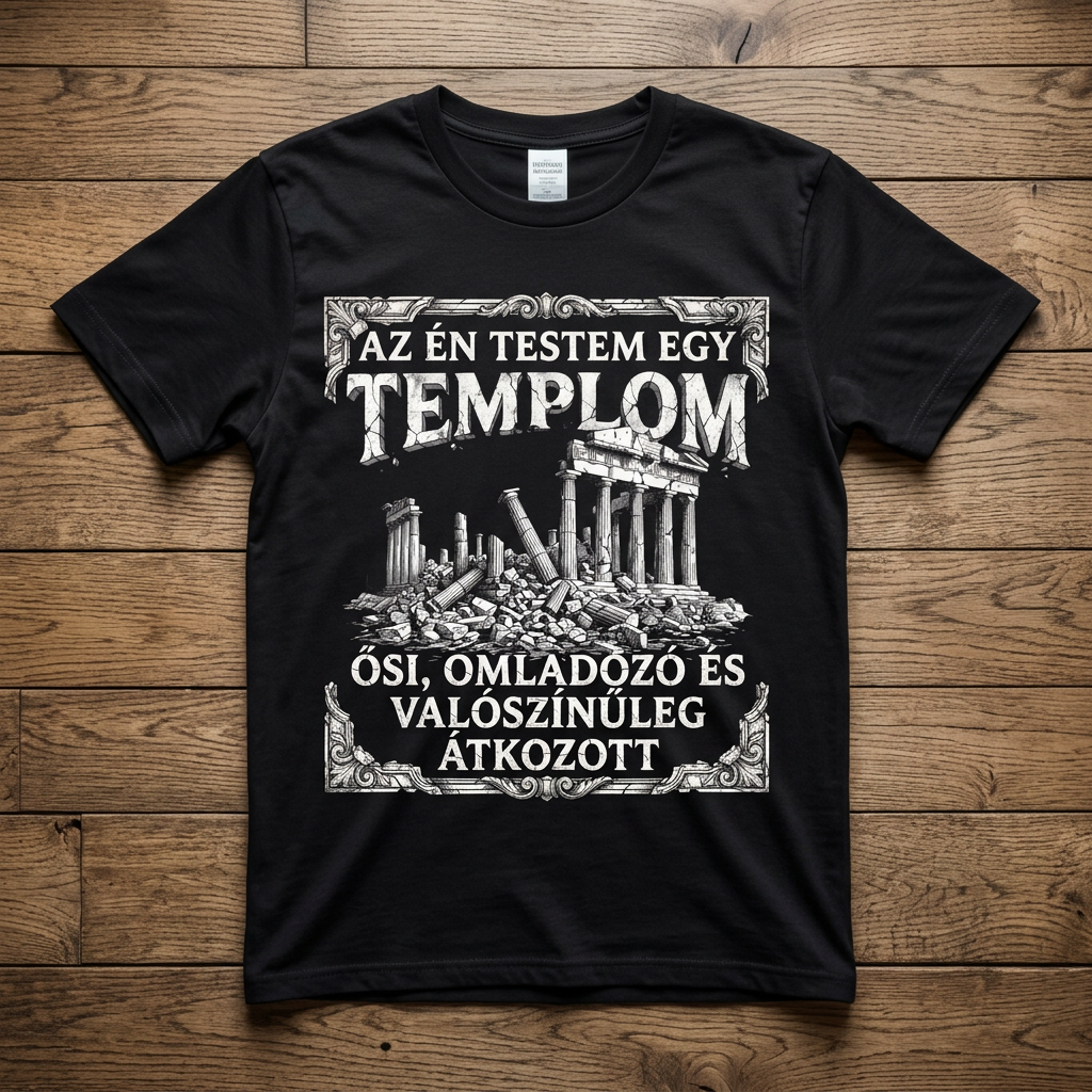 Az én testem egy templom póló