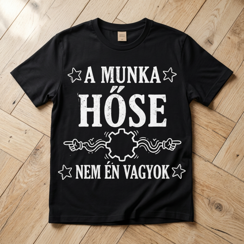 A munka hőse nem én vagyok póló