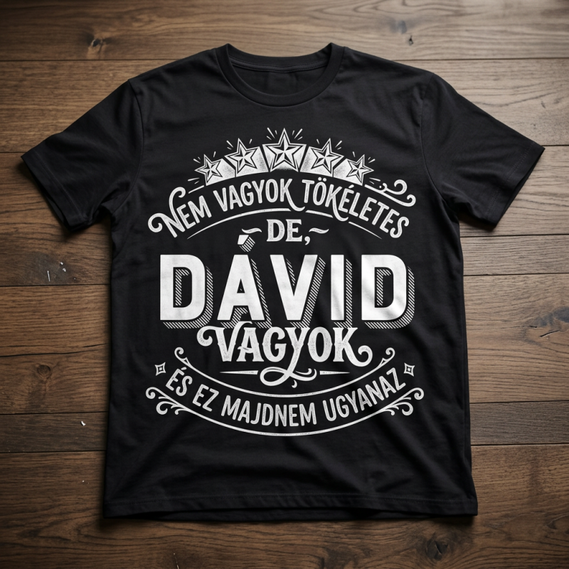 Nem vagyok tökéletes póló névvel