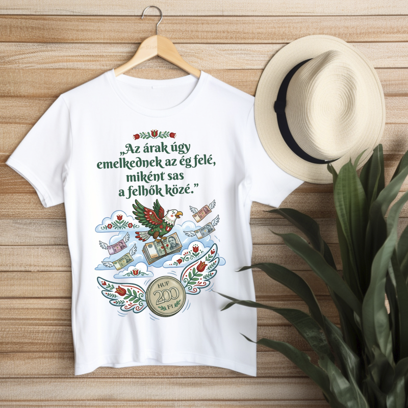 Az árak úgy emelkednek póló