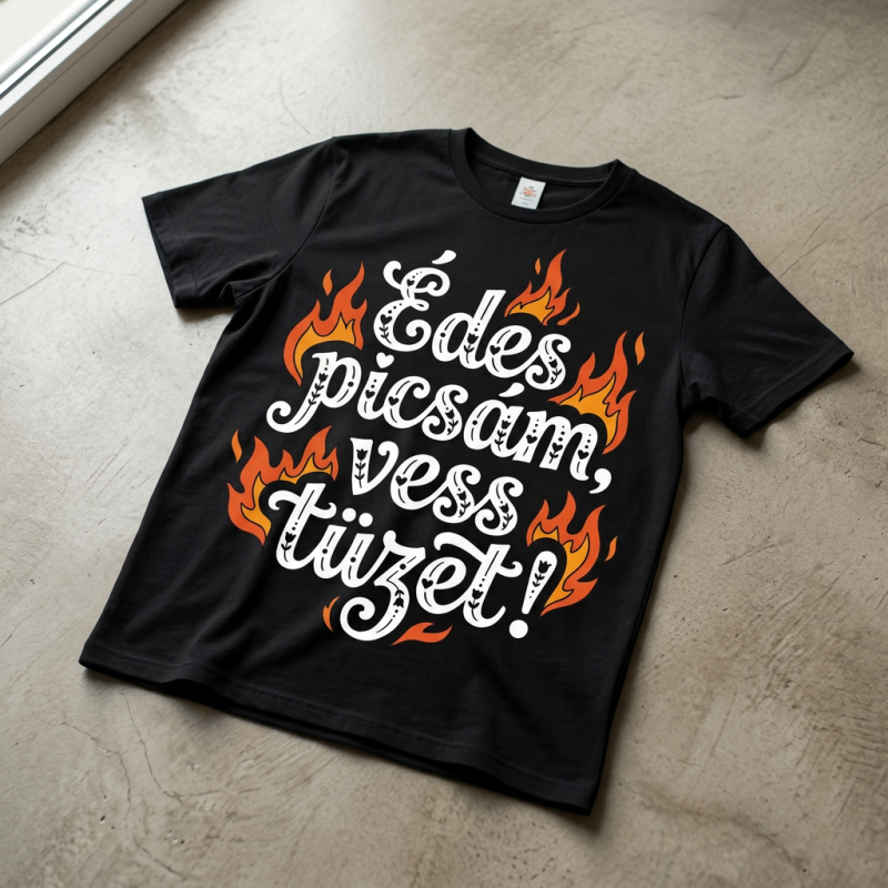 Édes picsám vess tüzet póló