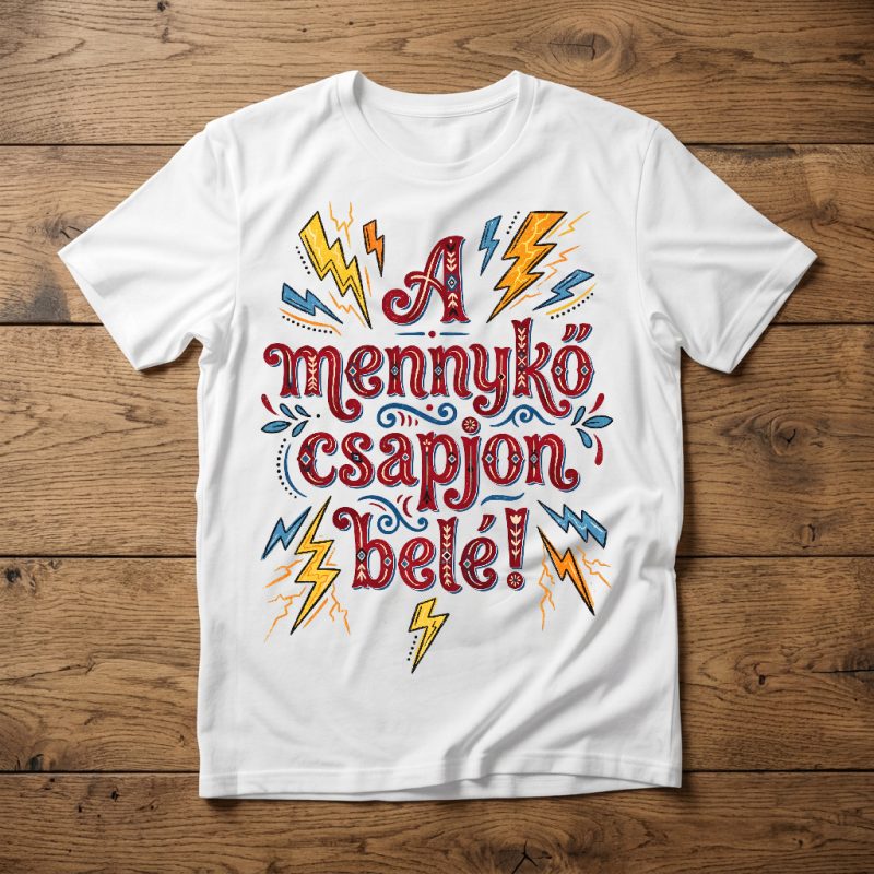 A mennykő csapjon belé póló
