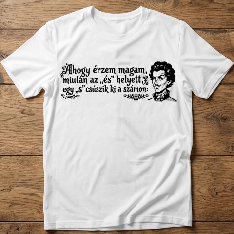 Ahogyan érzem magam miután az és helyett póló