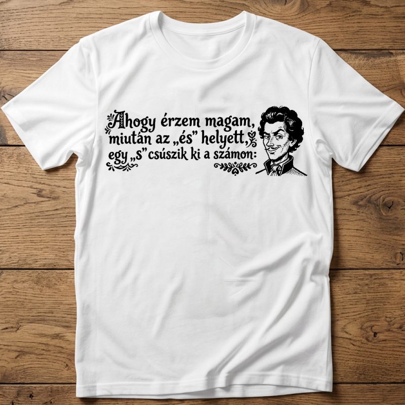 Ahogyan érzem magam miután az és helyett póló