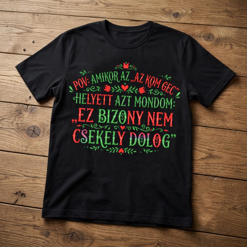 Ez bizony nem csekély dolog póló