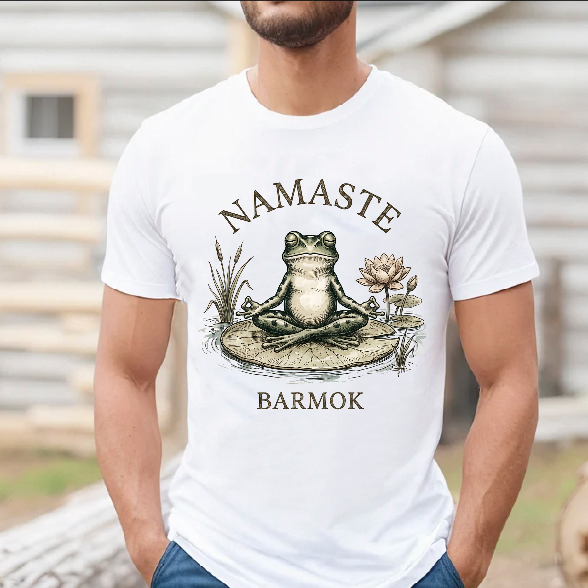 Namaste barmok póló